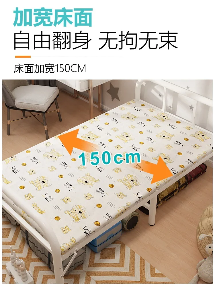 Adult Iron Bed Simple Office Siesta Artifact Dormitory Siesta Single Family Folding Bed