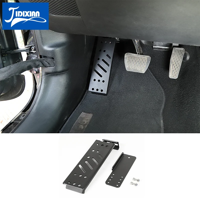 JIDIXIAN Car Pedals for Jeep Wrangler JL 2018 Up Car Left Foot Rest