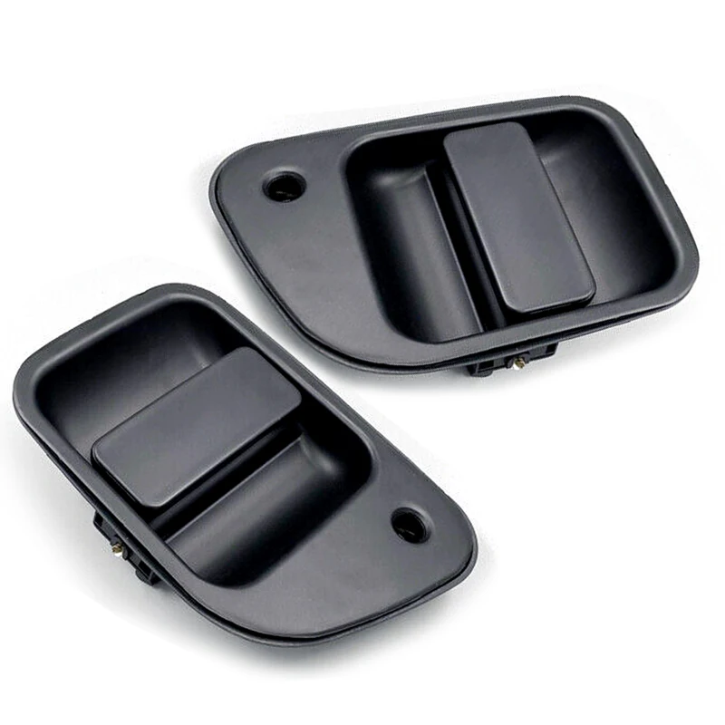 

1 Pair Black Rear Left & Right Sliding Door Handle Plastic Fit for Mitsubishi Delica Starwagon L400 1994-2007 MB927593 MB927594