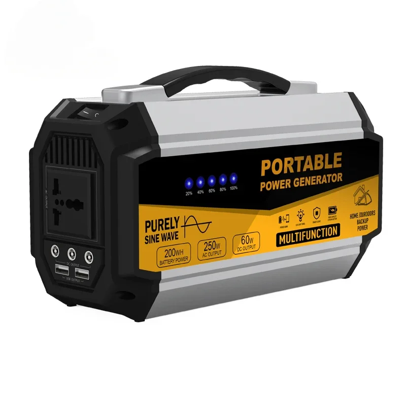 

Portable Solar Generator Power Source 250Wh 67500mah Battery Pack P35