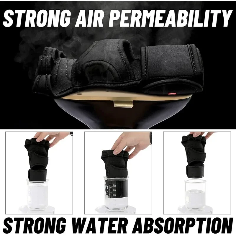 Training Sport Gloves Weightlifting Gloves for Men Women Body Building Gym Half Finger Non-Slip Hand Wrist Palm Protector Gloves 3