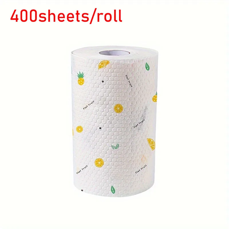 1SET Kitchen Disposable Dry Wet Dual-Use Dishwashing Cloth Kitchen Specific Tissue Washable Thick Lazy Cloth Tools