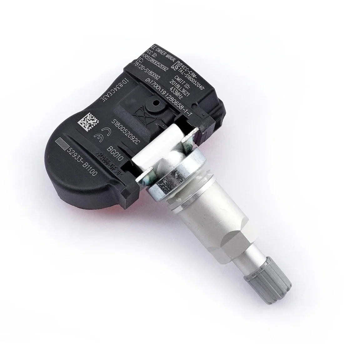52933-B1100 TPMS 센서 (현대 싼타페, 에쿠스, 엑센트, 제네시스 세단, 쿠페, 기아 쏘렌토, 리오, 카렌스, 시드 433MHz 52933B1100 TPMS 용)