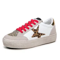 Kalsooni 2024 Autumn New Lightweight Sneakers Non-slip SoftThick Sole Casual Shoes for Women Sequins Star Patchwork Shoes 1