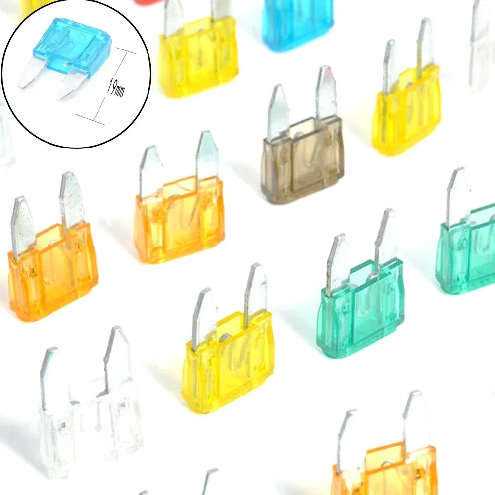 35Pcs Mixed Mini Size Blade Type Car Fuse Assortment 5A / 7.5A / 10A 15A 20A 25A 30A Fuse Set Auto Car Truck car fuses kit circuit adapters and fuse set