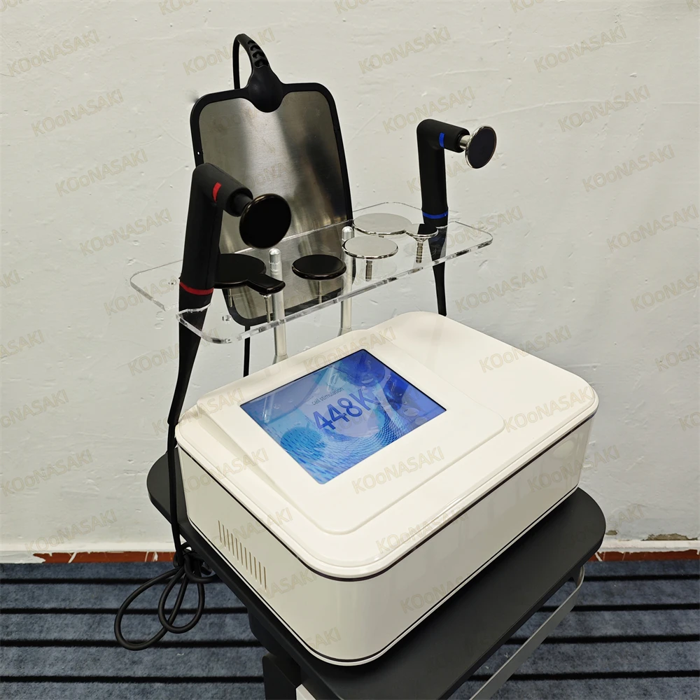 2024 448K Cet Ret Tecar Therapy Equipment thermal energy skincare and rejuvenation Diathermy Body Shaping Slimming Fat Reduction 5