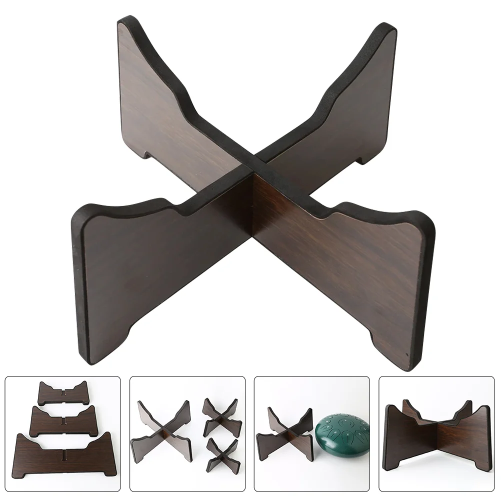 

Hand Crank Ethereal Drum Stand Display Shelves Percussion Instrument Wood Professional Tongue