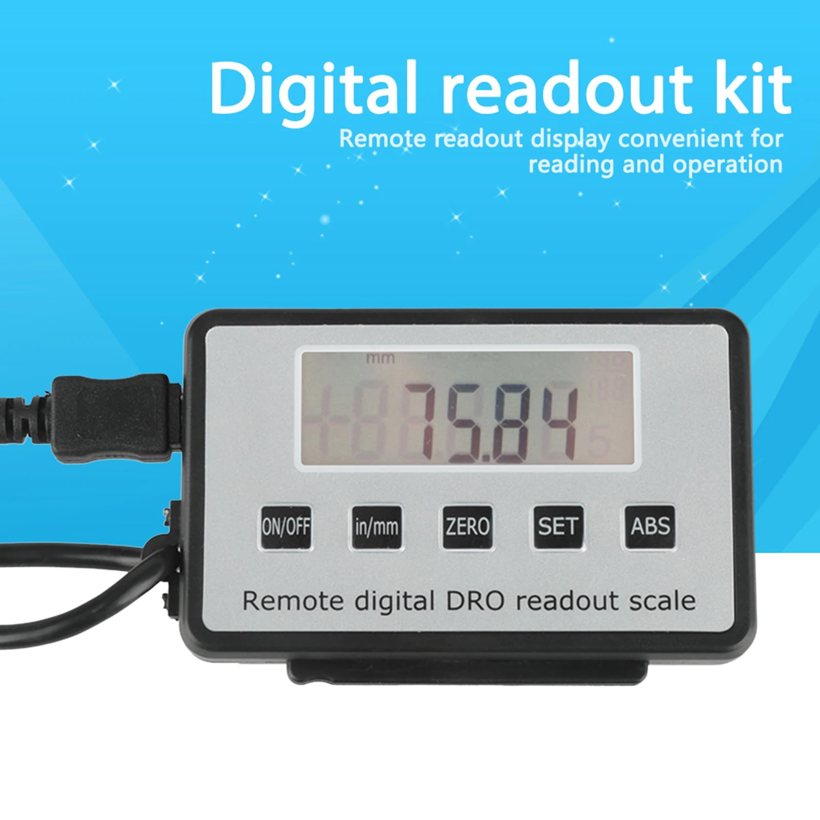 Digital readout kit 0-150mm Accurate Digital LCD Readout Scale for Milling Machines Lathes Readout linear scale