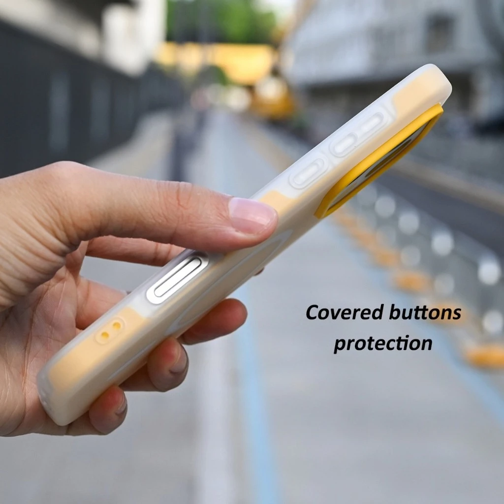 Luxury Magnetic 2-in-1 Frosted Skin-Friendly Liquid Silicone Phone Case Bumper Cover
