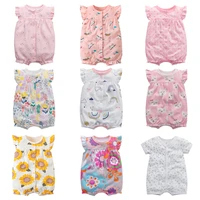 Summer Bodysuit for Newborn Baby Romper Boys Girls Clothes 100% Cotton Pure Baby Bodysuits Soft Short Sleeve Toddler Jumpsuit 1