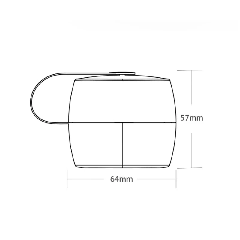 Confezione Da 3 Custodie Porta Ciuccio Trasparenti Per Neonati - Contenitori Da Viaggio Con Gancio, In PP Senza BPA, 7.5x10.5x5.5 Cm