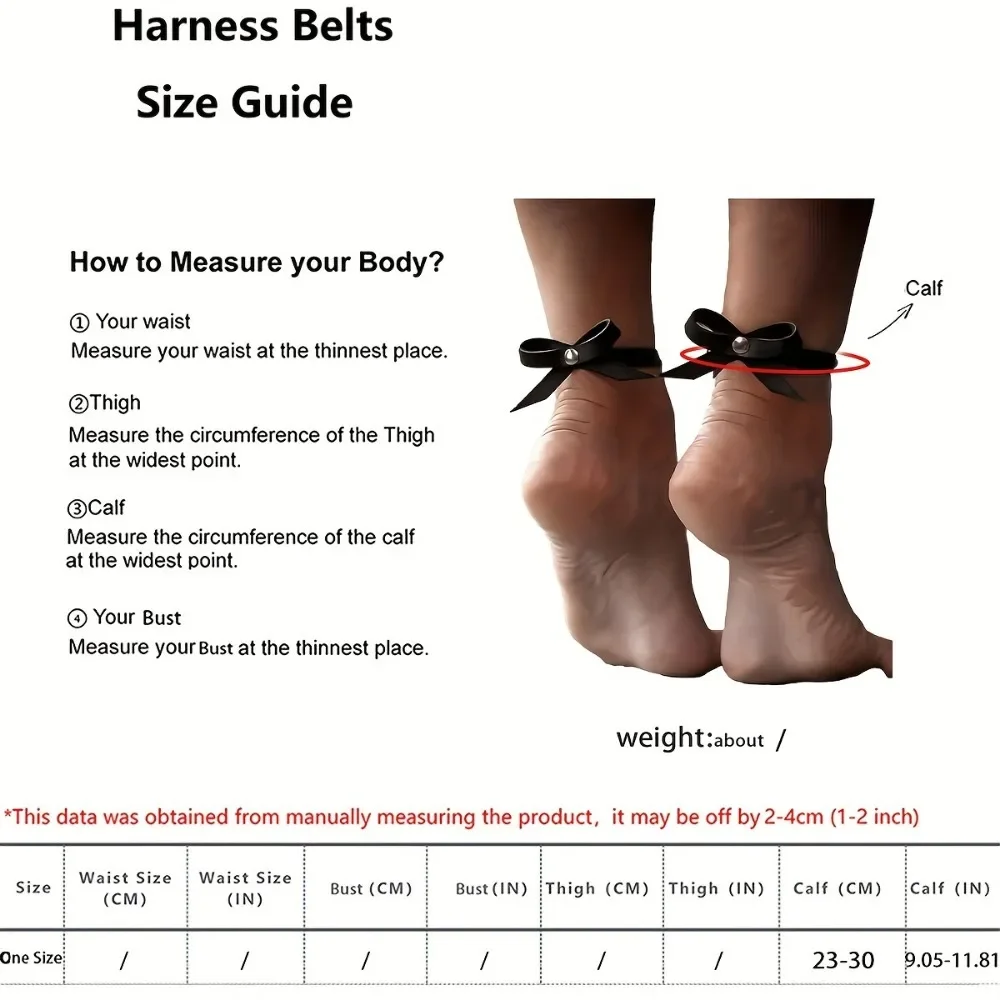 Silver Anklet Bracelet Fashion Bowknot Anklets Luxurious PU Leather Ankle Cuffs Bow Silver Studs Women 2Pcs