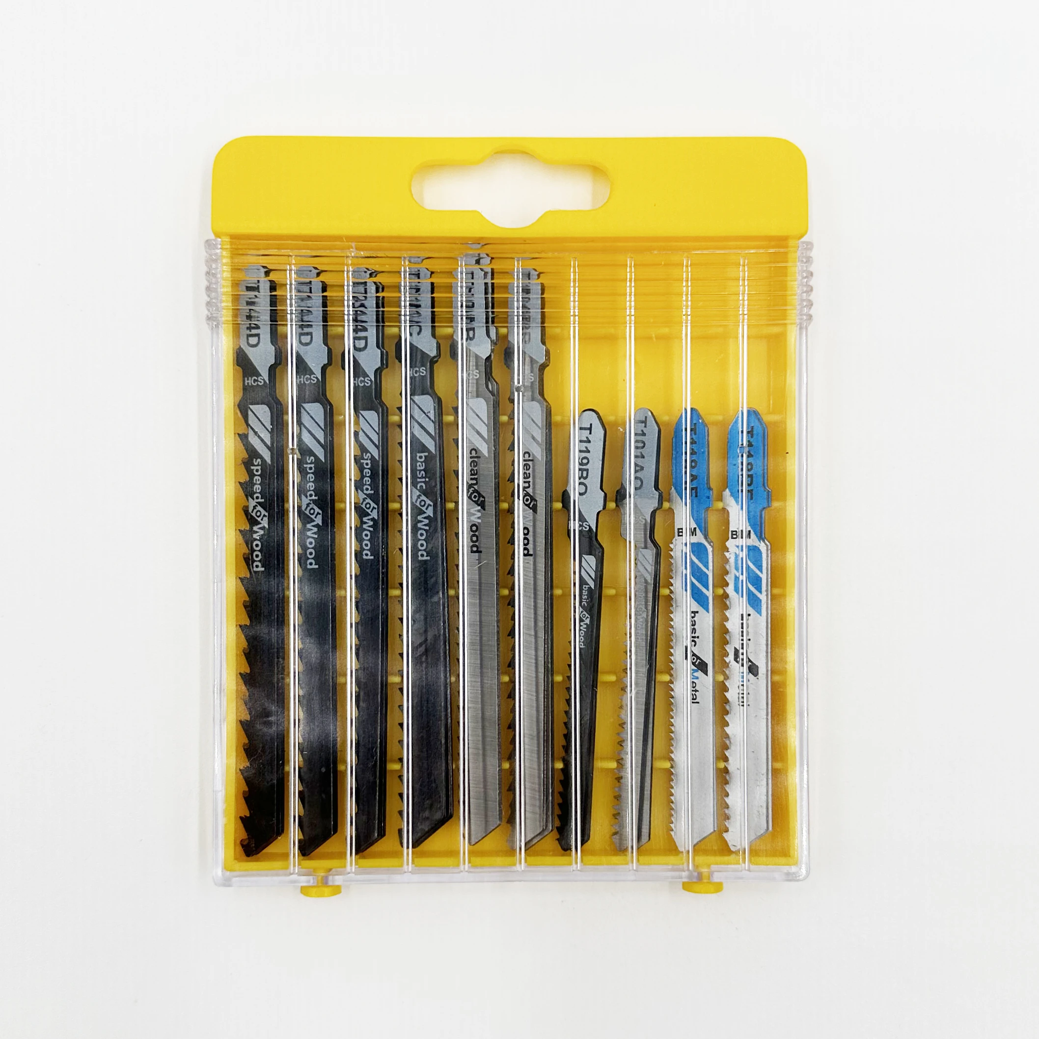 플라스틱 목재 금속 커브톱날 절단용 다목적 수직톱, T자형 수톱, 20 피스