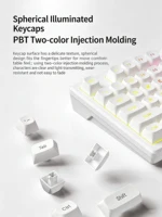 Mechanical Keyboard Hot Swapsoft Gasket Structure Optional Backlit Luminous Keycap Esports Game Keyboard Office Birthday Gift - Image 3