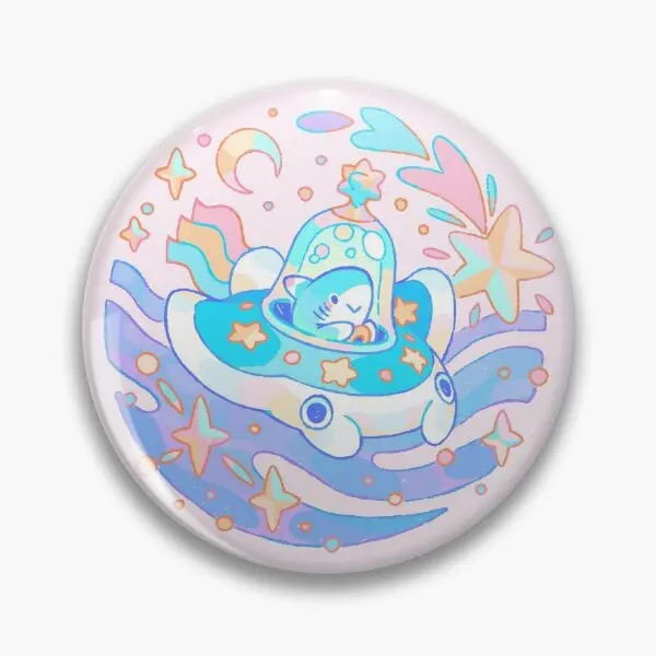 

Traveler Shark Soft Button Pin Funny Lover Lapel Pin Fashion Jewelry Collar Cute Cartoon Women Gift Hat Brooch Decor Creative