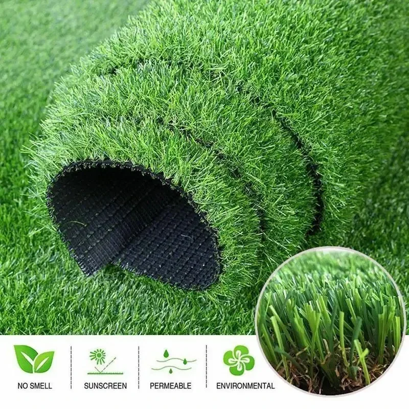 Artificial Turf Outdoor Anti-Slip Artificial Grass Decorative Carpet Diy Micro Landscape Home Ground Soft Fake Lawn
