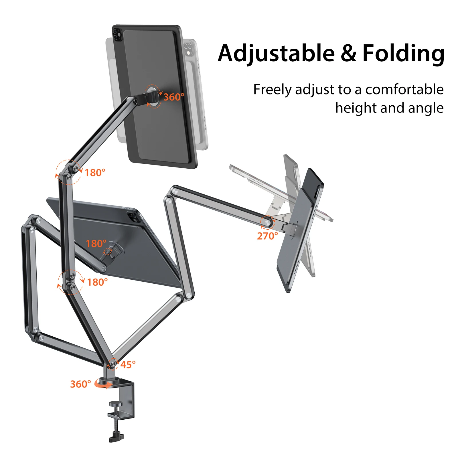 KU XIU Magnetische houder voor iPad Pro 13 [2024], opvouwbare
