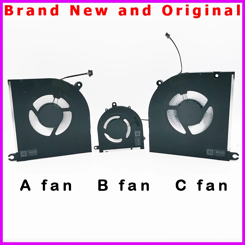 New Laptop CPU GPU Fan Cooler for Dell Alienware M18 R1 Radiator MG75091V1-C110-S9A MG75091V1-C140-S9A EG50060S1-C690-S9A
