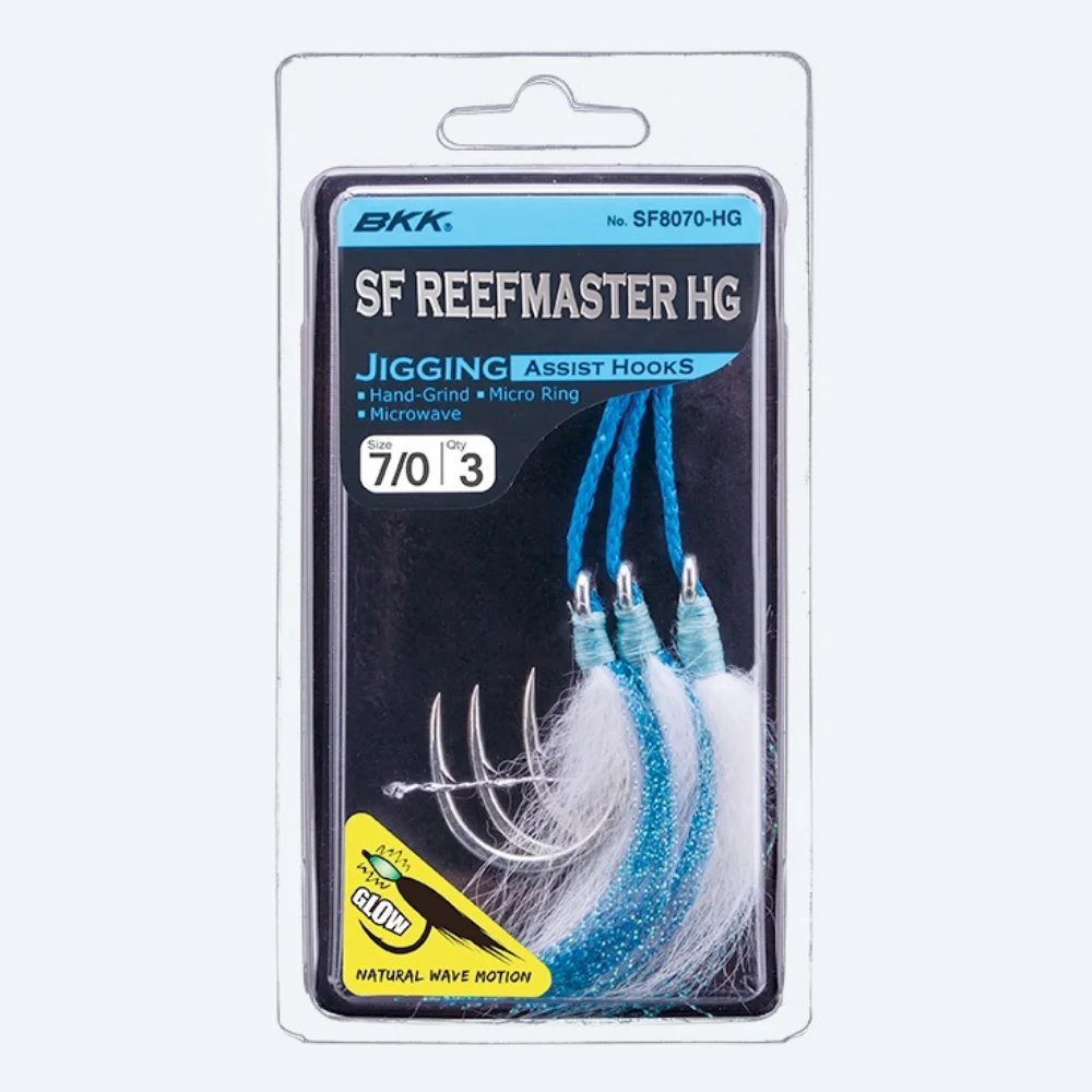 

BKK SF8070-3X-HG SFREEFMASTER Jigging Assist Fishing Hooks