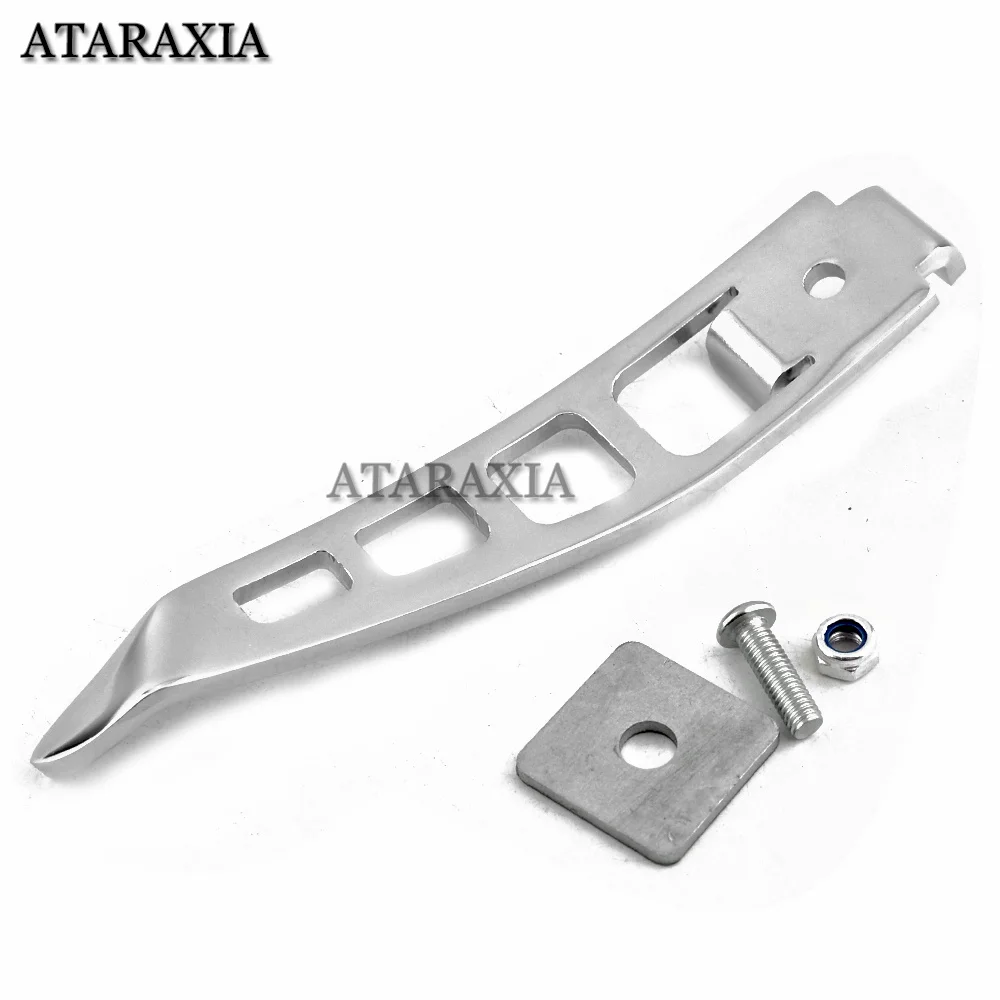 Sixth Quadrant Chrome Kickstand Extension Support Kit – Fits Harley Dyna Wide Glide FXDWG 1993-2017