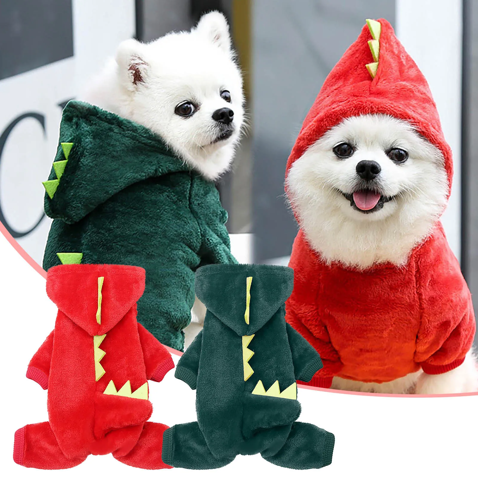 Small Dog Dinosaur Costume 1