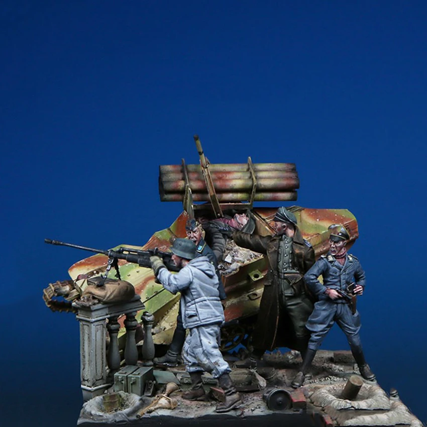 

Resin soldier 1/35 modern Last Fortress 1945 Set Model Unassambled Unpainted Figure Building Kit