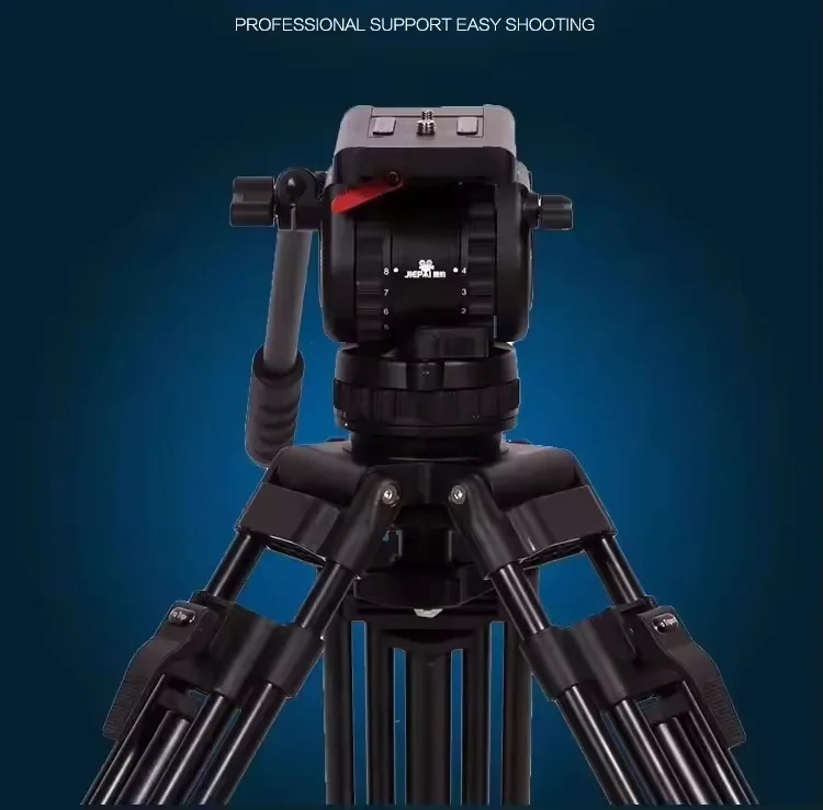 제이페이 JP-V8 PRO 볼 헤드 전문가용 SLR 카메라 유압식 75mm 볼 볼 베어링 8kg 전문가용 삼각대 헤드