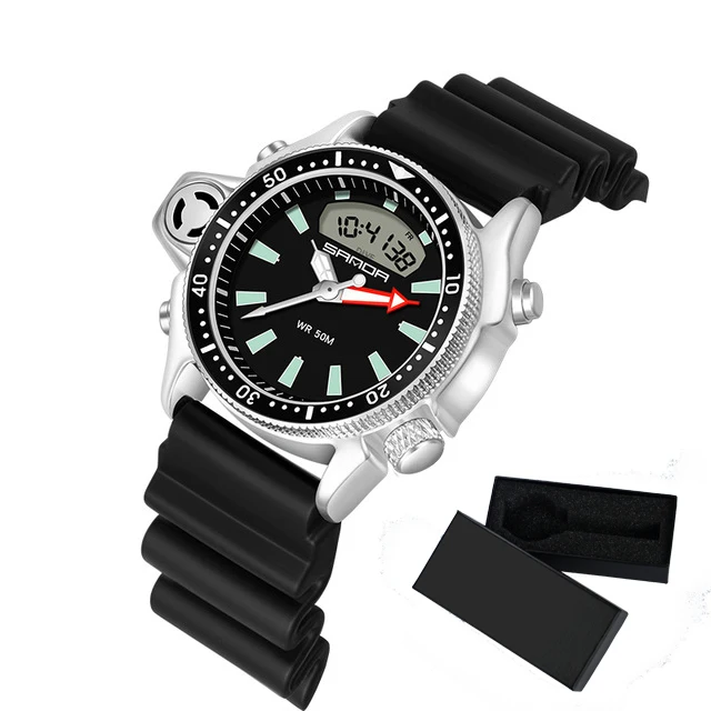 New Sports Watch For Men Outdoor Military 50M Waterproof Back Light Shock Clock Fashion Male Quartz Wristwatch Relogio Masculino 