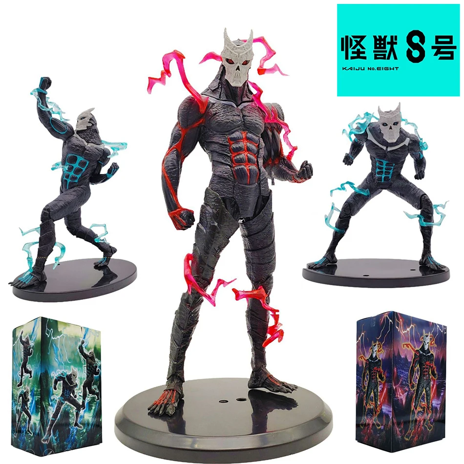 Novo monstro vermelho 8 figura 21cm kaiju número oito figura kafka hibino stands monstro forma no. 8 enfeites de modelo de decoração de anime