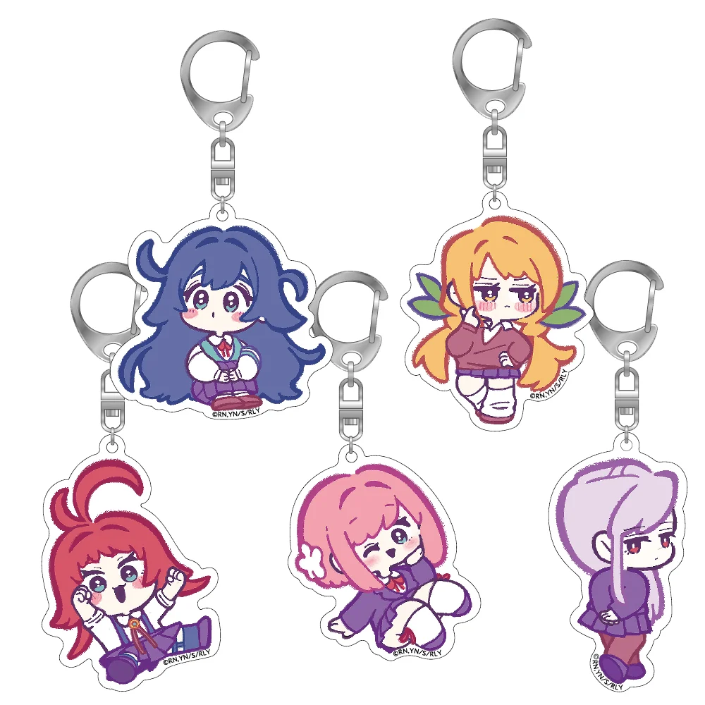 Anime Kimi's Koto ga Dai Dai Dai Daisuki na 100-nin's no Kanojo Schlüsselanhänger Hakari Kurumi Mei Fans Geschenke Kinderspion Zubehör