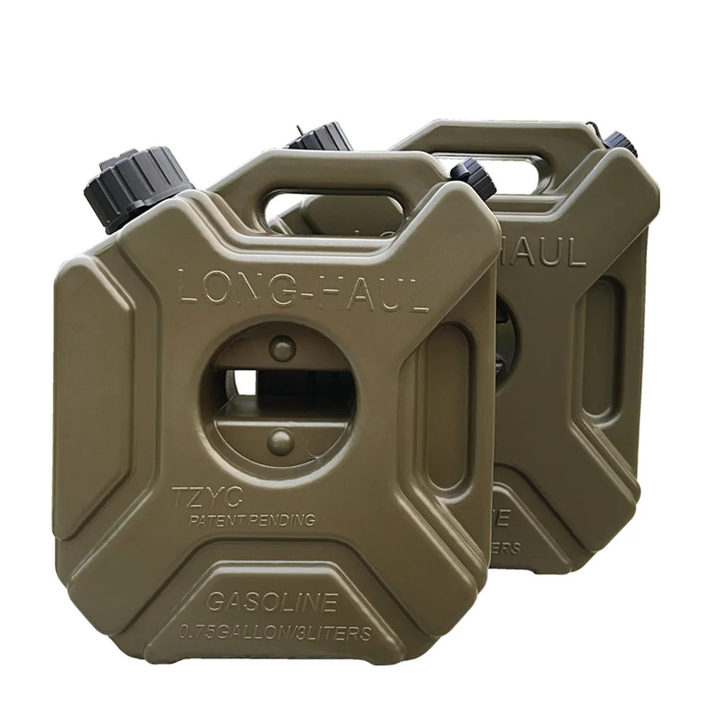 5L Hijau Tangki Bahan Bakar Jerigen Gas Plastik Bensin, 59 OFF