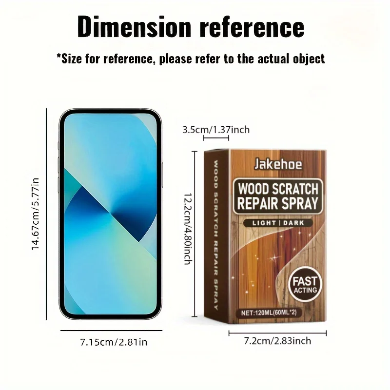 Wood Scratch Remover Desk Scratch Restorer Filler Floor Polish and Natural Shine Dark Wood Furniture And Floor Cover Scratches