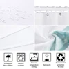 Animal Dog Shower Curtains 3D Printed Bathroom Decor Waterproof Polyester Cloth Children's Bath Curtain Washable With Hooks 3