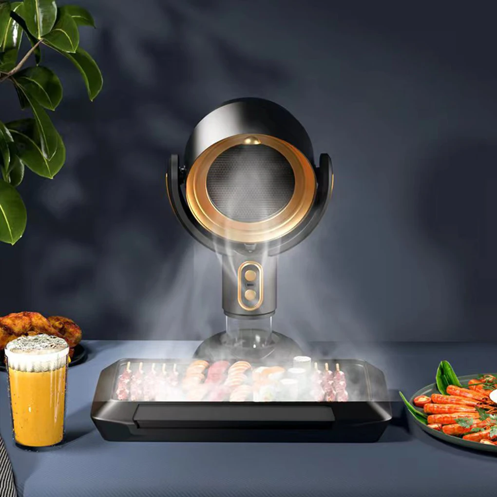 Table Range Hood Extendable Air Purifier For Any Kitchen Extendable Negative Ion Air Purifier Fan 3