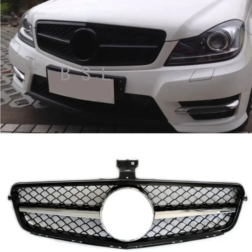 

For Mercedes Benz C-Class W204 2007-2014 Car Front Grill Air Inlet Grille