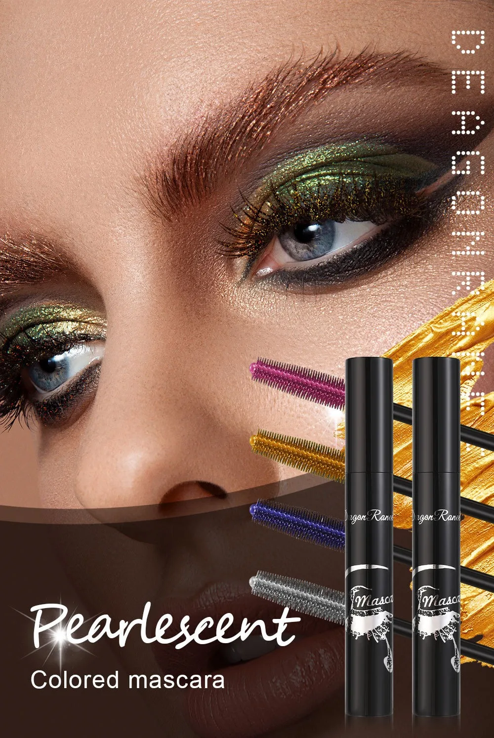 Colorful Waterproof Mascara Long Lasting Pearl Eye Makeup Volume_voghion.com
