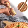 Egg Storage Plate Wooden Easter Deviled Egg Platter with Handle Round Charcuterie Serving Board for 24 Eggs Countertop Egg Tray 2