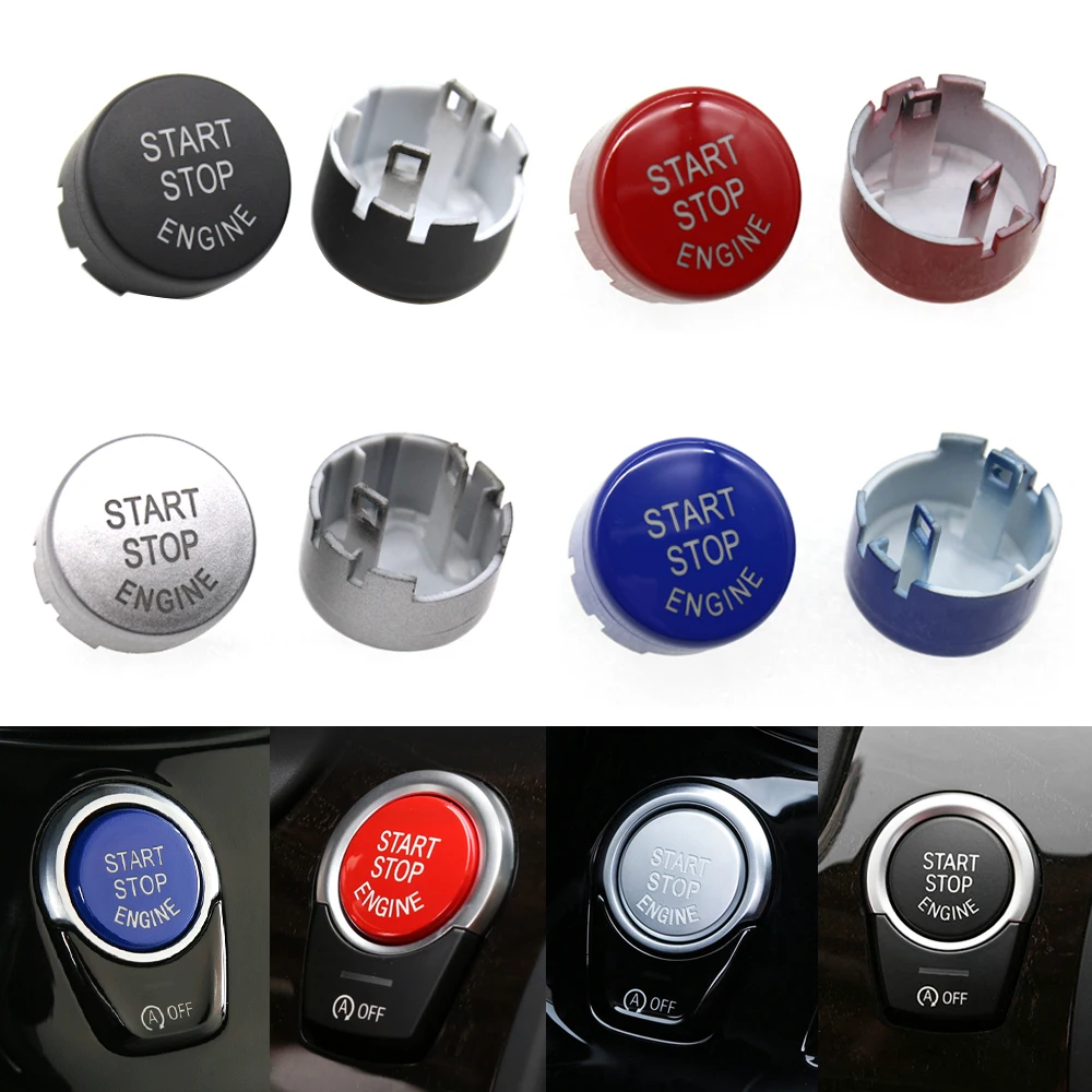 Car Start Button Cover For BMW 1 3 5 7 X1 X3 X4 X5 X6 F Series F01 F02 F10 F11 F06 F12 F15 F16 F25 F26
