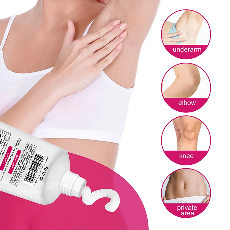 ELAIMEI Whitening Cream Face Body Lightening Creams Underarm Armpit Whitening Cream Legs Knees Private Parts Body Nature White 6