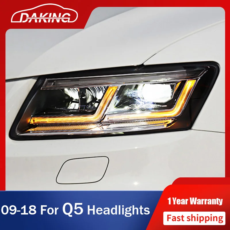 En begivenhed valgfri pastel Car Styling Headlights For Audi Q5 2009-2018 Q5L LED Headlight DRL Hid Head  Lamp Angel Eye Be-xenon Lens Auto Accessories - AliExpress