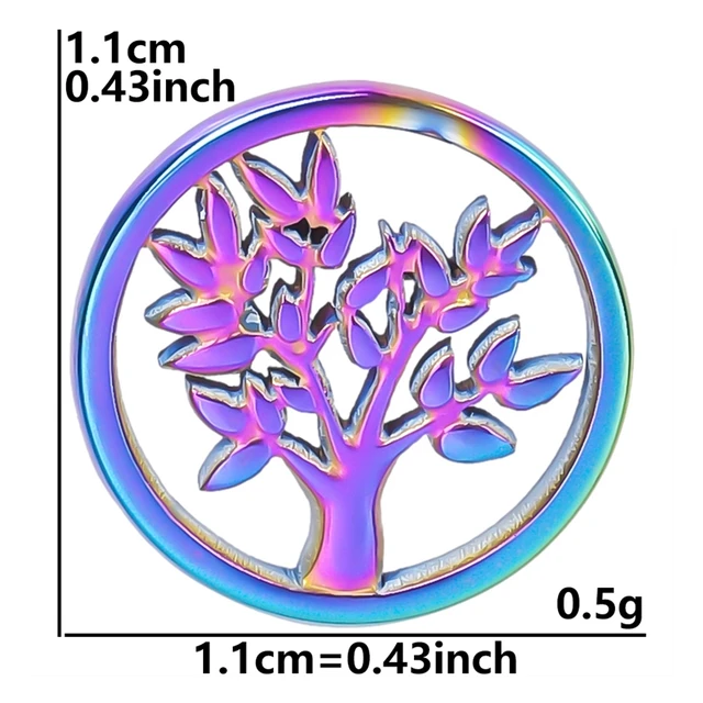 Stainless Steel Pendants Charm Nature Set 5pcs 48