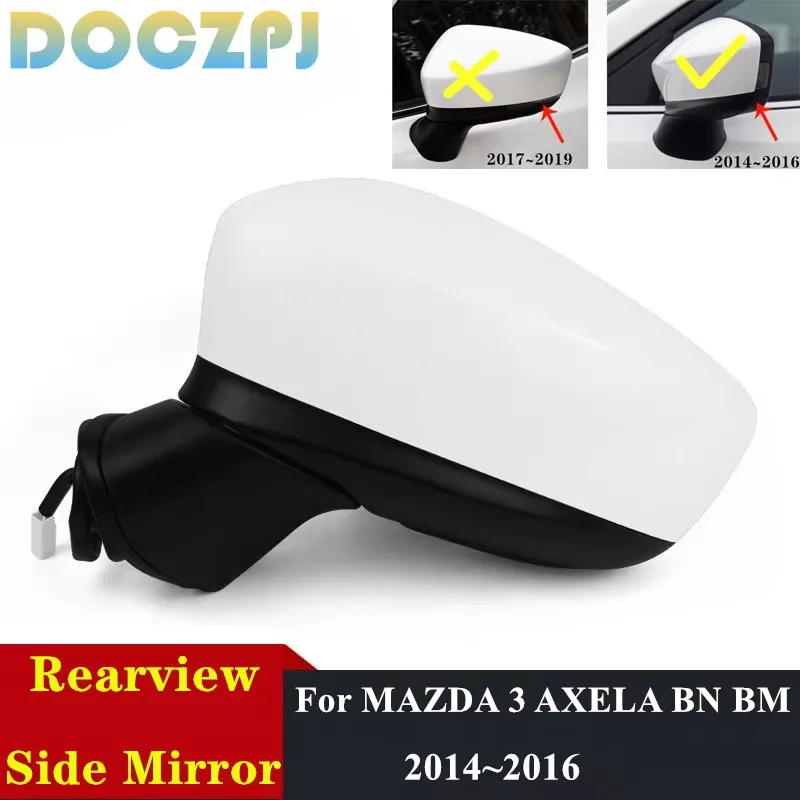 CarOuterRearviewMirrorAssyForMAZDA3AXELABNBM2014201520165PINS/8PINSWithSignalLightElectricFolding-AliExpress34