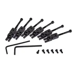 6Pcs Double Locking System String Saddles for Floyd Rose Guitar Tremolo Bridge