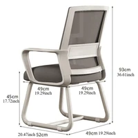 Computer Chair Gamer Chair Comfortable ergonomic chair Sedentary Office Meeting Dormitory College Student Chairs Home Desk Stool - Image 5