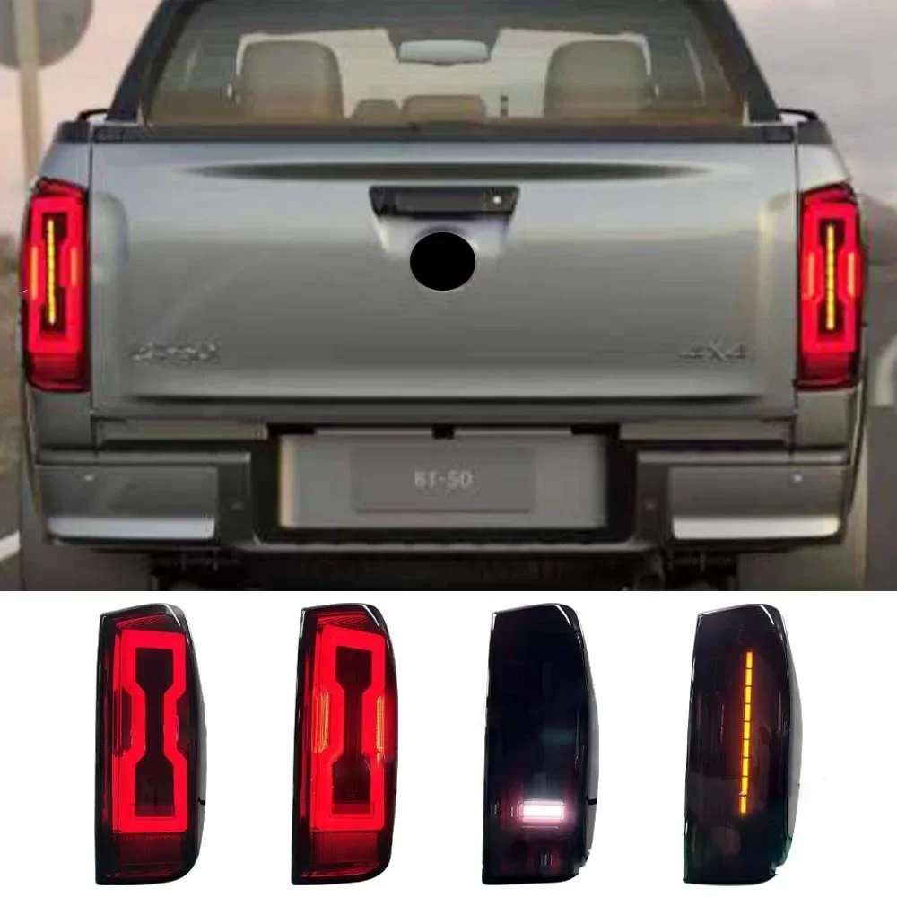 

Led Somked Rear Brake Tail Light for Mazda BT-50 2021 2022 Auto Parts Replacement and Modification