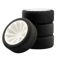 12mm Hex RC Racing Cars Accessories 4Pcs Set Racing Foam Tire Wheel Rim Set For HSP HPI 1/10 On-road RC Car - Image 4