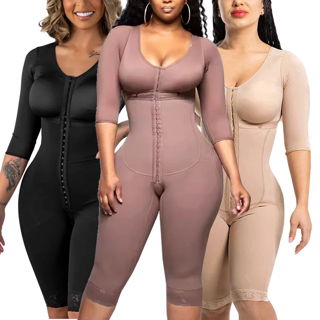 Ceintures colombiennes pour tout le corps, Body à haute Compression, post-opératoire, bras Lipo post-partum, taille plus mince, réduisant les vêtements modelants 1