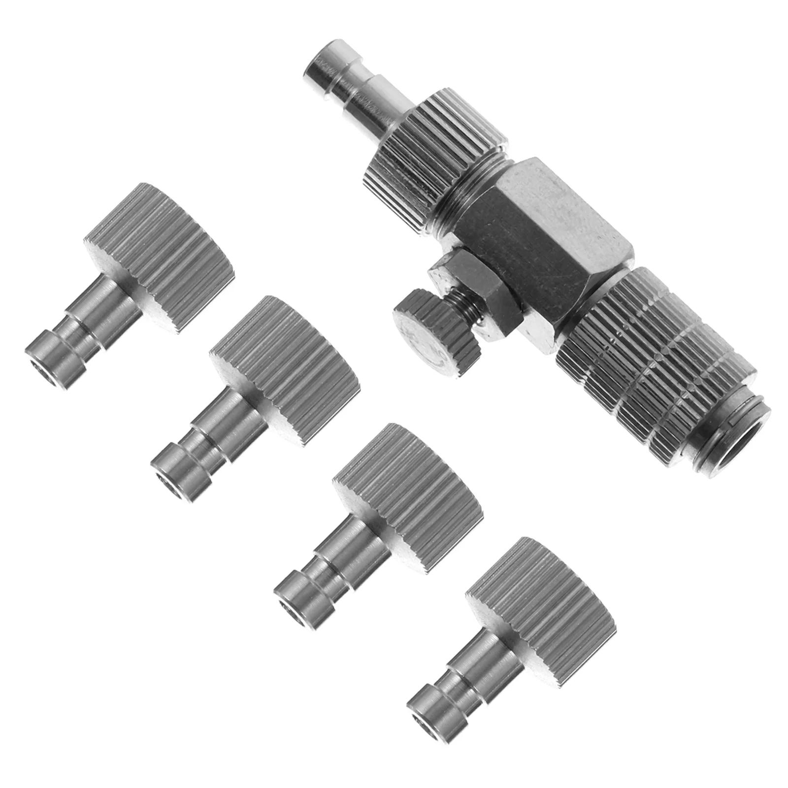 Airbrush Quick Connector Adapter for Hose Accessories Compressor Adaptor Disconnect Metal Release