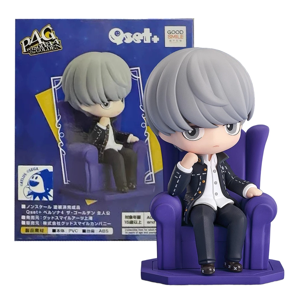 8CM Anime Spiel Persona 4 Yu Narukami Figur Qset Yuuki Makoto Puppe Amamiya Ren Modell Spielzeug Action Figur Golden Moderator
