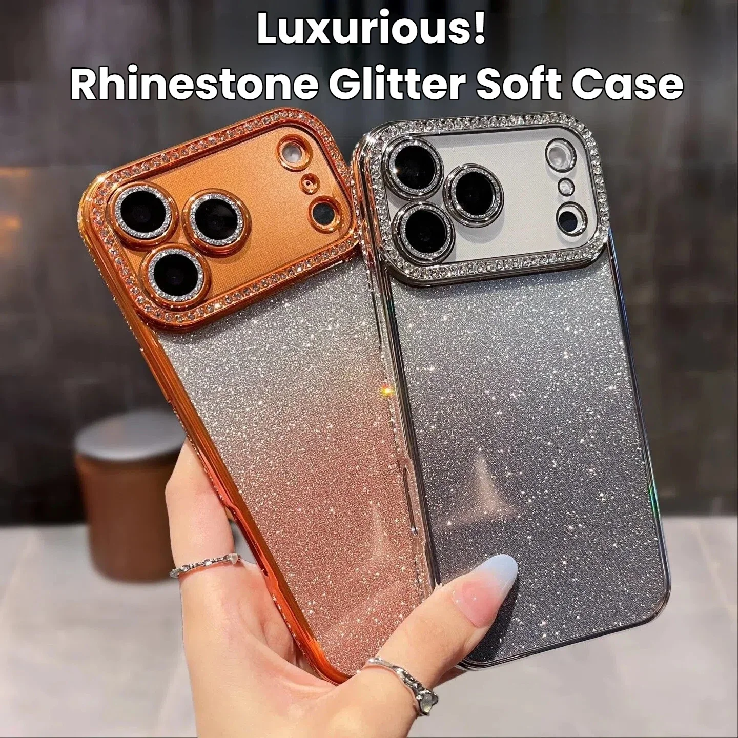 Exquisite Luxury Diamond Glitter Shockproof Phone Case